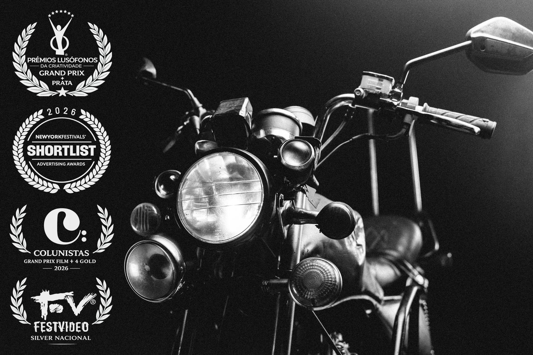 PMC — A Moto Mais Mortal do Mundo — premiações Grand Prix, NYF Shortlist, Colunistas e FestVideo